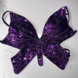 Sequin purple butterfly Halloween top